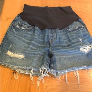 Old Navy Maternity jean shorts
